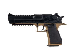 Cybergun Desert Eagle 50AE Railed Tan Fjäder Pistol 6mm